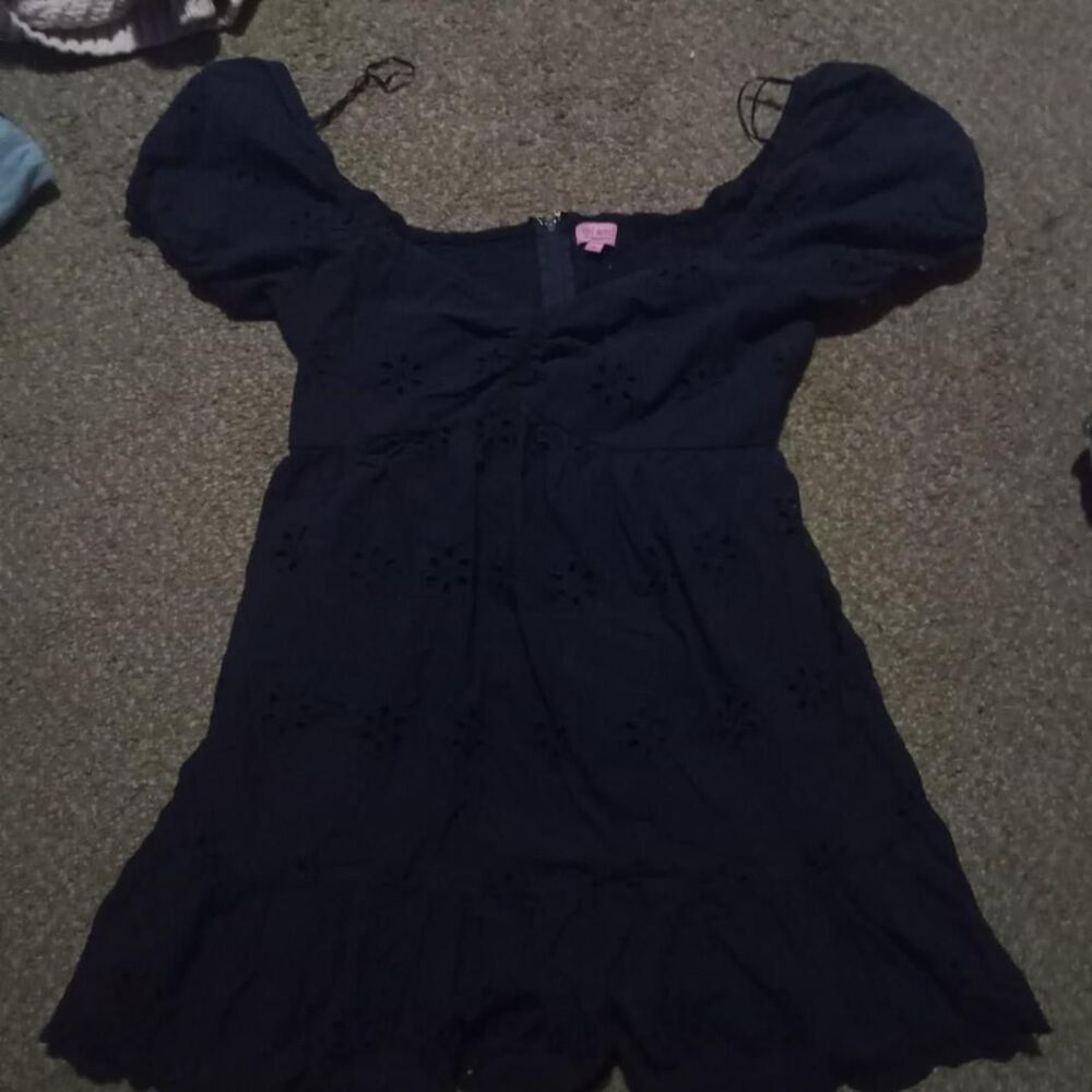 Francesca-s Women's Navy and Black Dress